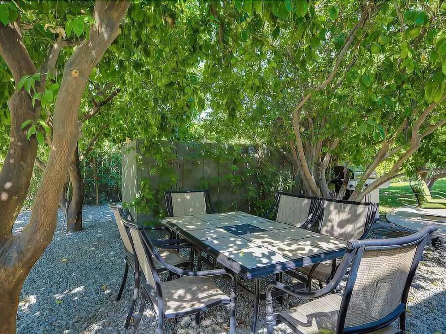 Serene 4 Bed 3 Bath Heated Pool Natural Backyard Heart Of Palm Springs Kültér fotó